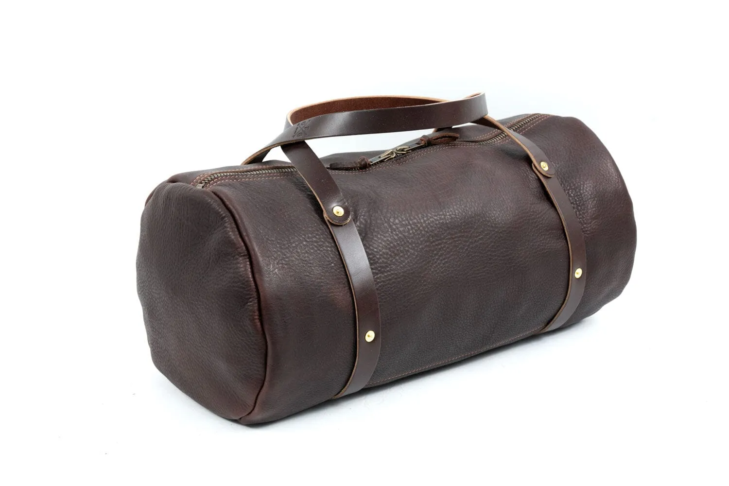 WILLIAM LEATHER WEEKENDER DUFFLE BAG