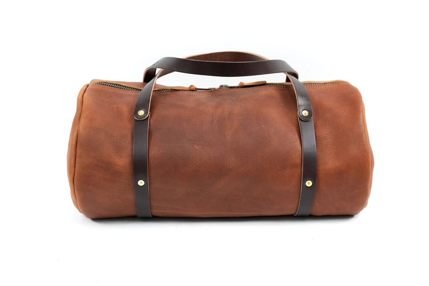 WILLIAM LEATHER WEEKENDER DUFFLE BAG