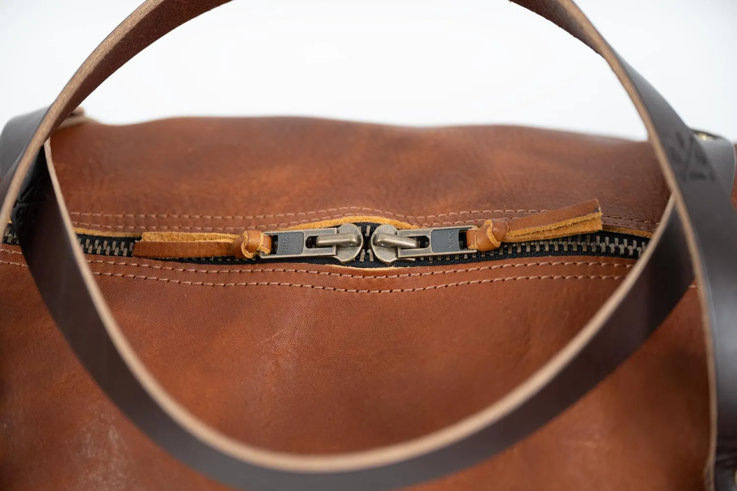 WILLIAM LEATHER WEEKENDER DUFFLE BAG