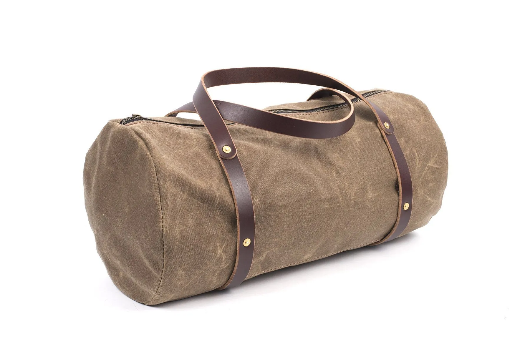 WILLIAM WAXED CANVAS WEEKENDER DUFFLE BAG