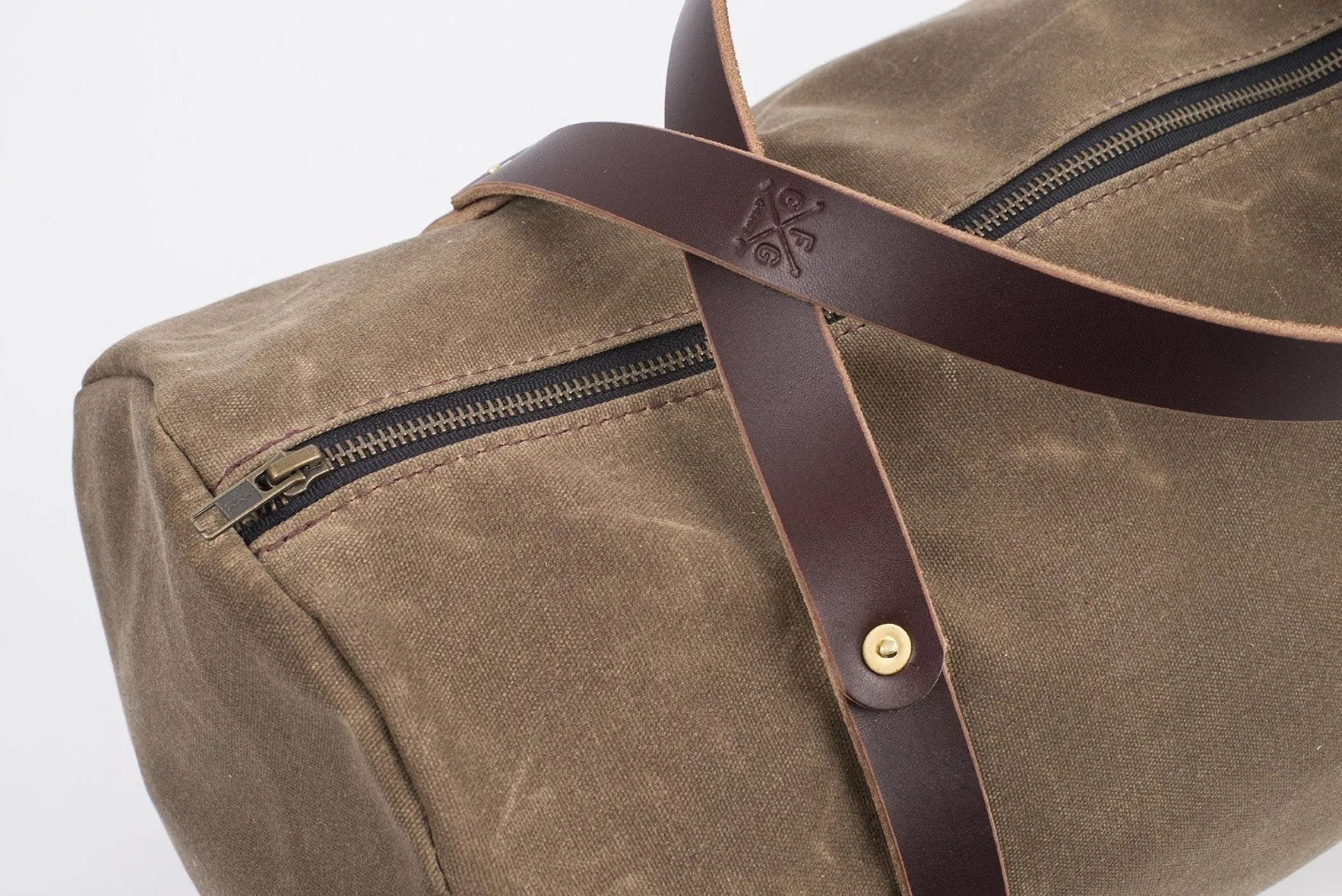 WILLIAM WAXED CANVAS WEEKENDER DUFFLE BAG