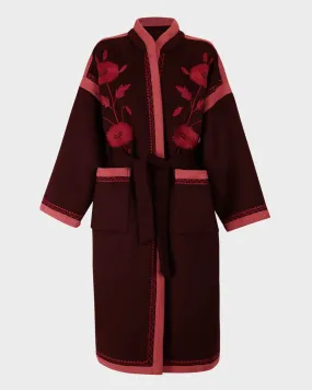 Winnie Coat, Burgundy, XS/S