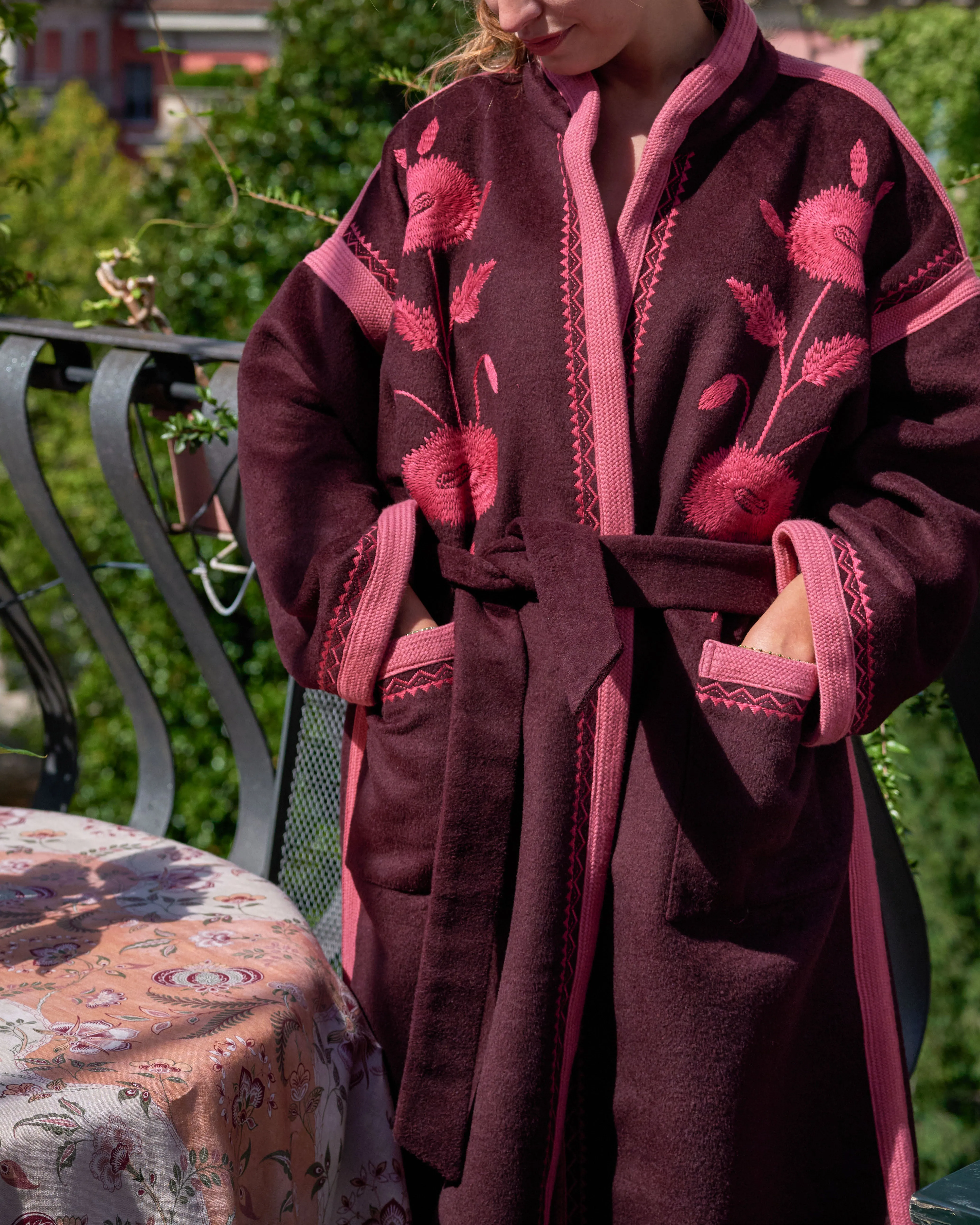 Winnie Coat, Burgundy, XS/S