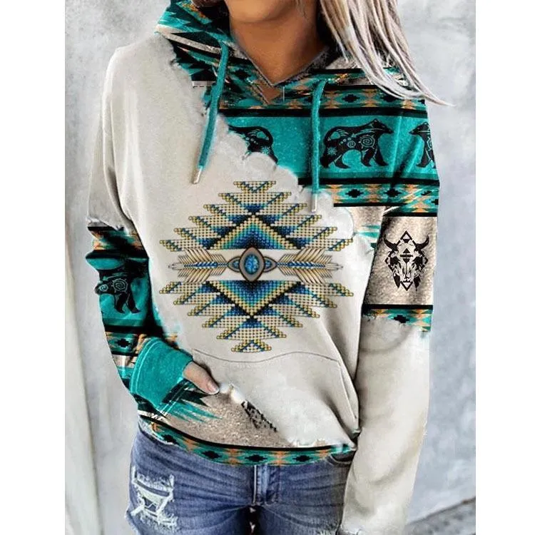 Women winter fahsion sweatshirt drawstring pullover graphic hoodies