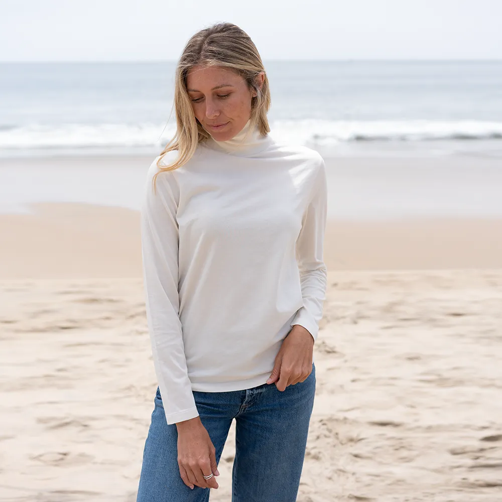 Womens Long Sleeve Turtle Neck