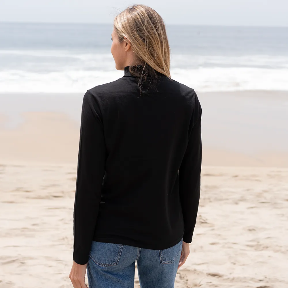 Womens Long Sleeve Turtle Neck