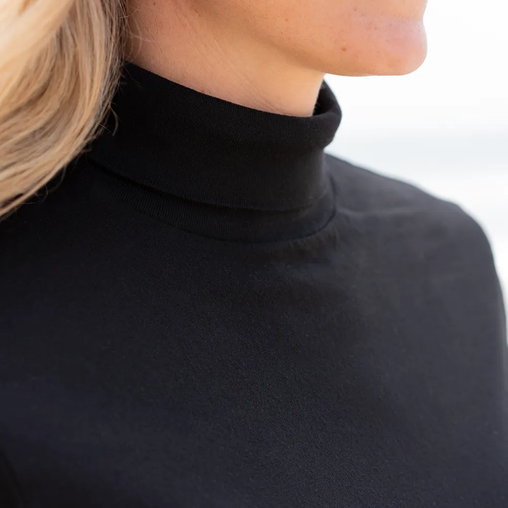 Womens Long Sleeve Turtle Neck