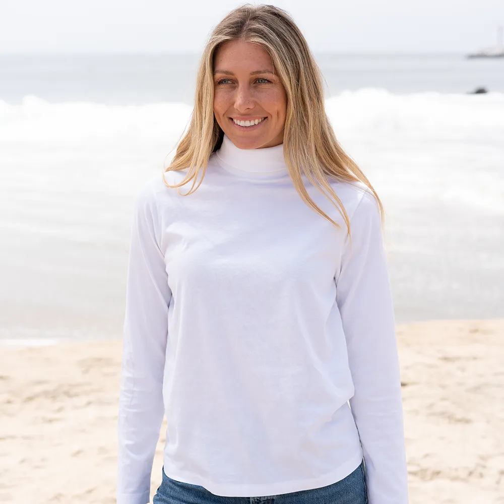 Womens Long Sleeve Turtle Neck