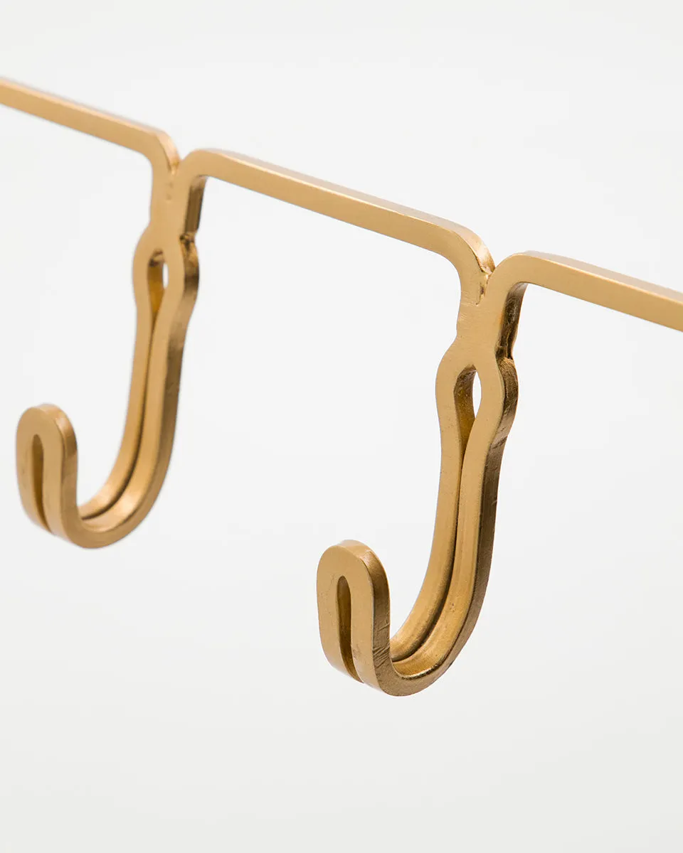 Yra Brass Coat Rack